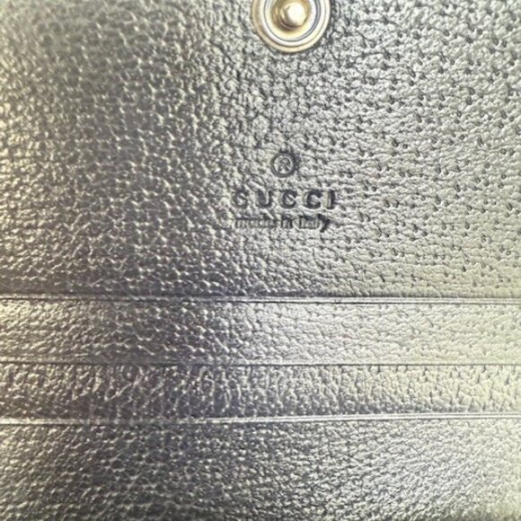 Gucci Ophidia GG Supreme Bi-Fold Wallet – Navy Leather - Picture 7 of 10